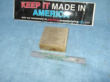 MAGNETIC TRANSFER ANGLE BLOCK BRASS FLAT 0* W/STEEL PINS TOOLMAKER MACHINIST QA 