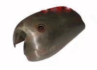 FüR Norton Gas Kraftstofftank Blankes Metall Wideline Federbett Dominator 1960