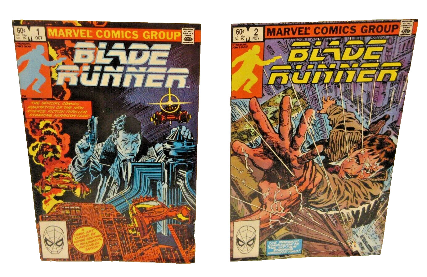 *Blade Runner 1 and 2 (1982) Official Comic Movie Adaptation Complete Set