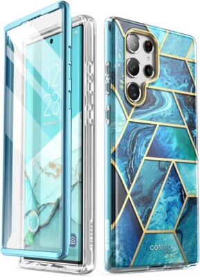 i Blason Cosmo Schutzhülle für Samsung Galaxy S22 Ultra Ocean Blue