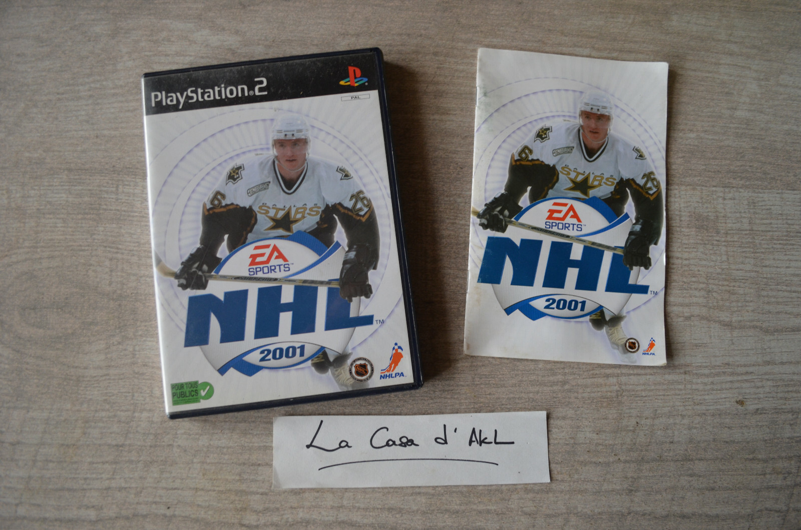 NHL 2001 complet sur Playstation 2 - PS2 FR TBE