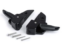 FußRasten-Set Moto Nostra Cnc Schwarz GläNzend FüR Vespa Primavera 50-150