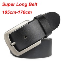 Big Size S-9XL Casual Belts for Jeans Mens Belt 100 Real Leather Belt 3 Colors