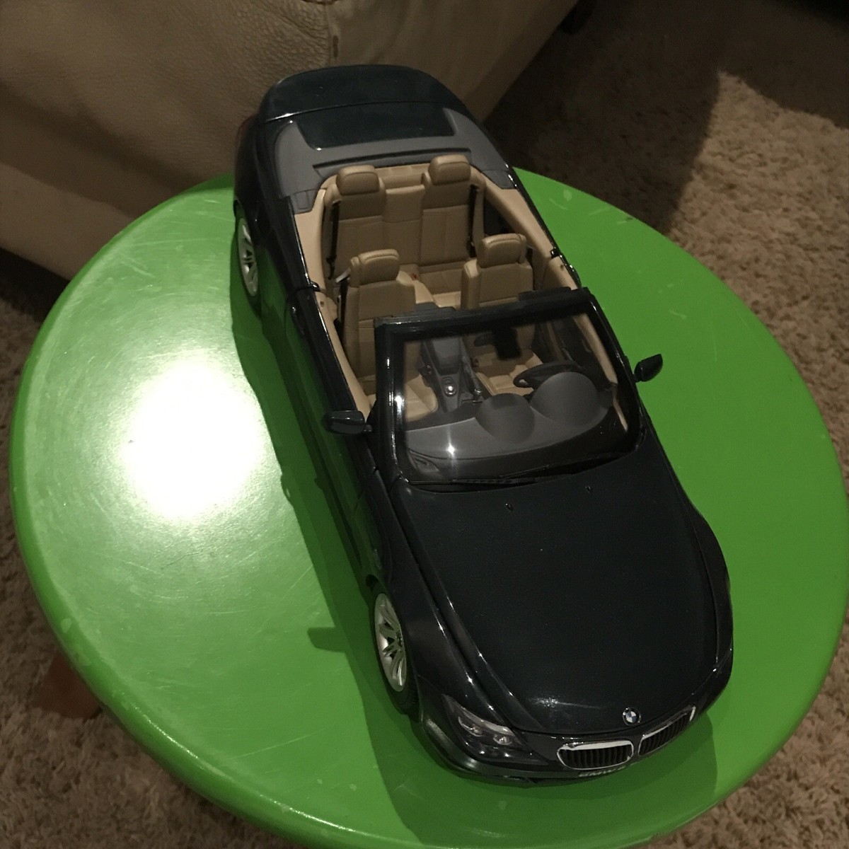 BMW 645ci convertible ミニカー 京商 1/18 1/18 Kyosho BMW 645Ci Convertible Dark Green NIB NOS 08702DG