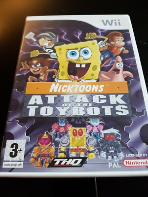 NICKTOONS ATTACK OF THE TOYBOTS - NINTENDO WII 