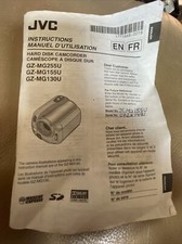 Manual JVC Everio GZ-MG255U HD Camcorder GZ-MG155u  GZ-MG130u BOOK ONLY