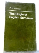 Origin of English Surnames (P. H. Reaney - 1967) (ID:33726)