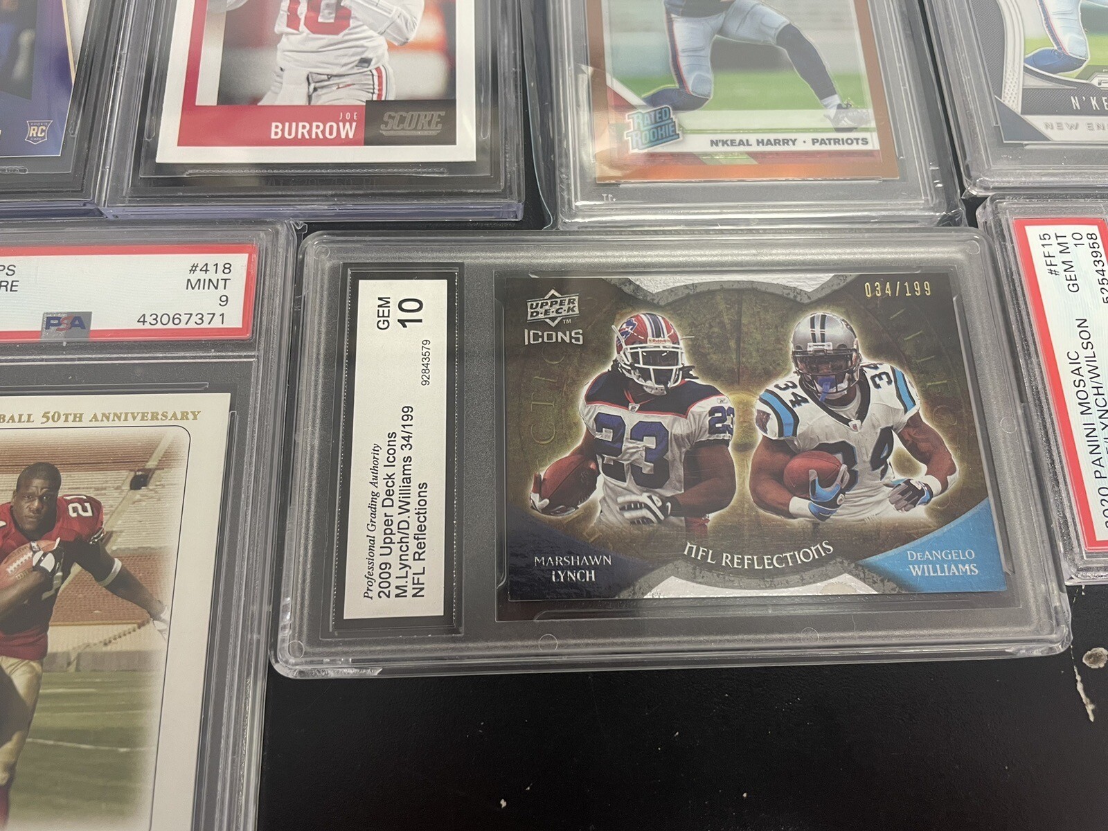 Huge Graded Football Card Collection Rookie Cards PSA BGS 10 9 8 NFL Slabs Lot - Picture 7 of 11