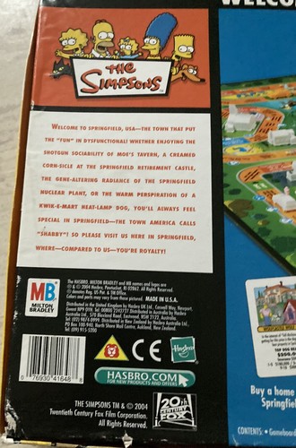 The Simpsons Game Of Life Edition MB Games Family Fun - Picture 13 of 15