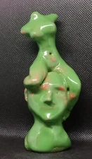 "800" -Expensive Original Clay Sculpture. Hand made and glazed. Unusual.