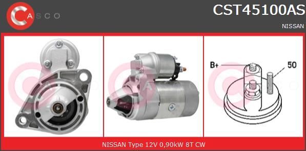 Démarreur Nissan Primera 1.6 et 2.0 16V pour modèles Hatchback et Traveller