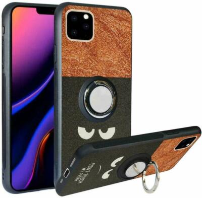 Case Compatible with Phone 11 Pro Pattern Design 360° Ring Don't Touch my Phone