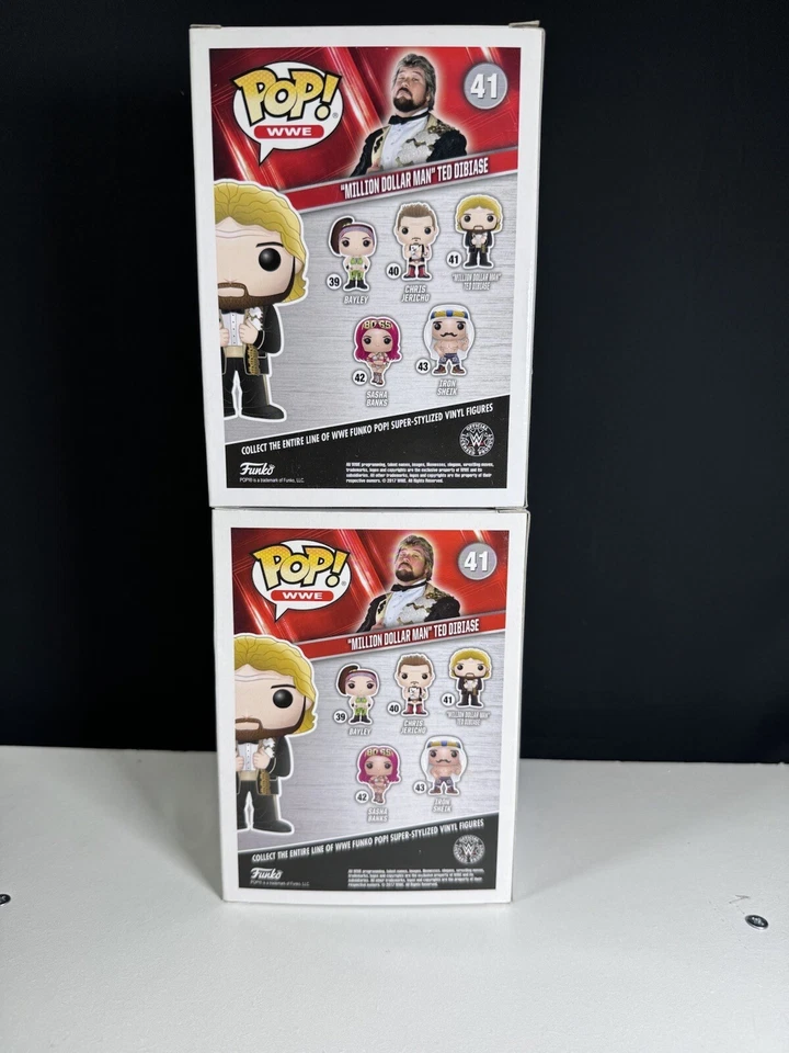 Funko Pop Vinilo WWE Ted Dibiase Chase Traje Blanco (41) y Traje Negro (41) Foto 3 de 4