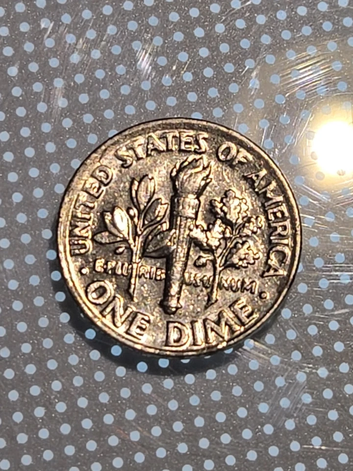 RARE 1990-P Roosevelt Dime--Edge Error - Image 3 of 4