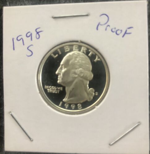 1998-S Washington Quarter 90% Silver Proof