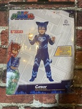 NWT Disguise CATBOY PJ Masks Deluxe Toddler Blue Costume Size S 2T Jumpsuit