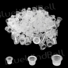 100,200,300,400,500,1000 pcs Ink Caps Plastic Cups Tattoo Supplies(#9, #12, #15)