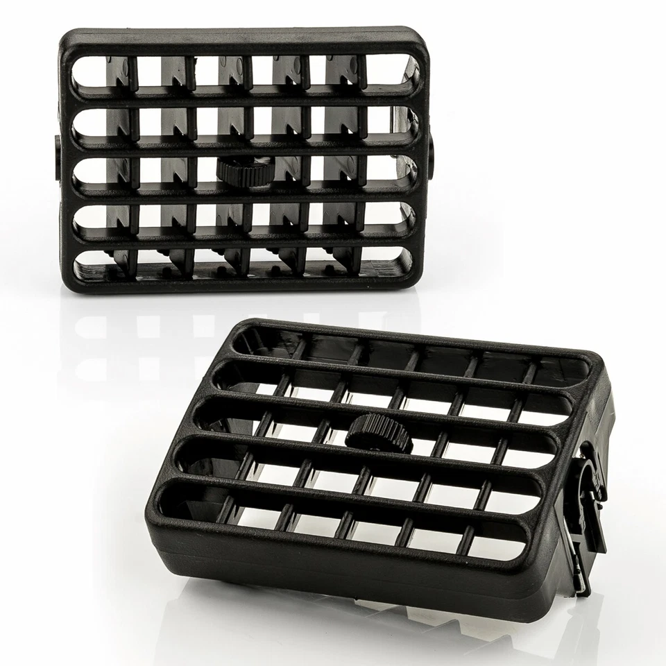 2x Aire Fresco Ventilación Rejilla Centro Dreheinsatz Boquilla para VW Polo 6N - Imagen 2 de 4