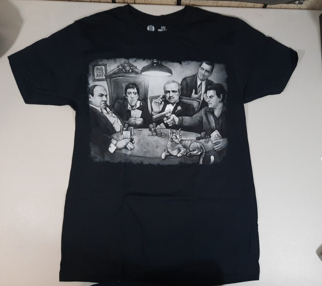 Tv And Movie Gangsters T Shirt Sm Sopranos Scarface Godfather