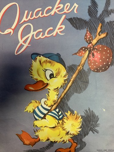 Quacker' Jack #962-10 Book 1949 Samuel Lowe Co. Soft Cover Childrens Nursery - Imagen 6 de 24