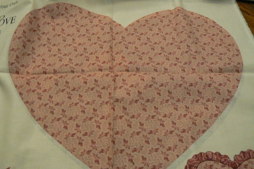 Stoff Panel COUNTRY LOVE Herz Kissen Rüschen Federn Industries Country Store - Bild 8 von 8
