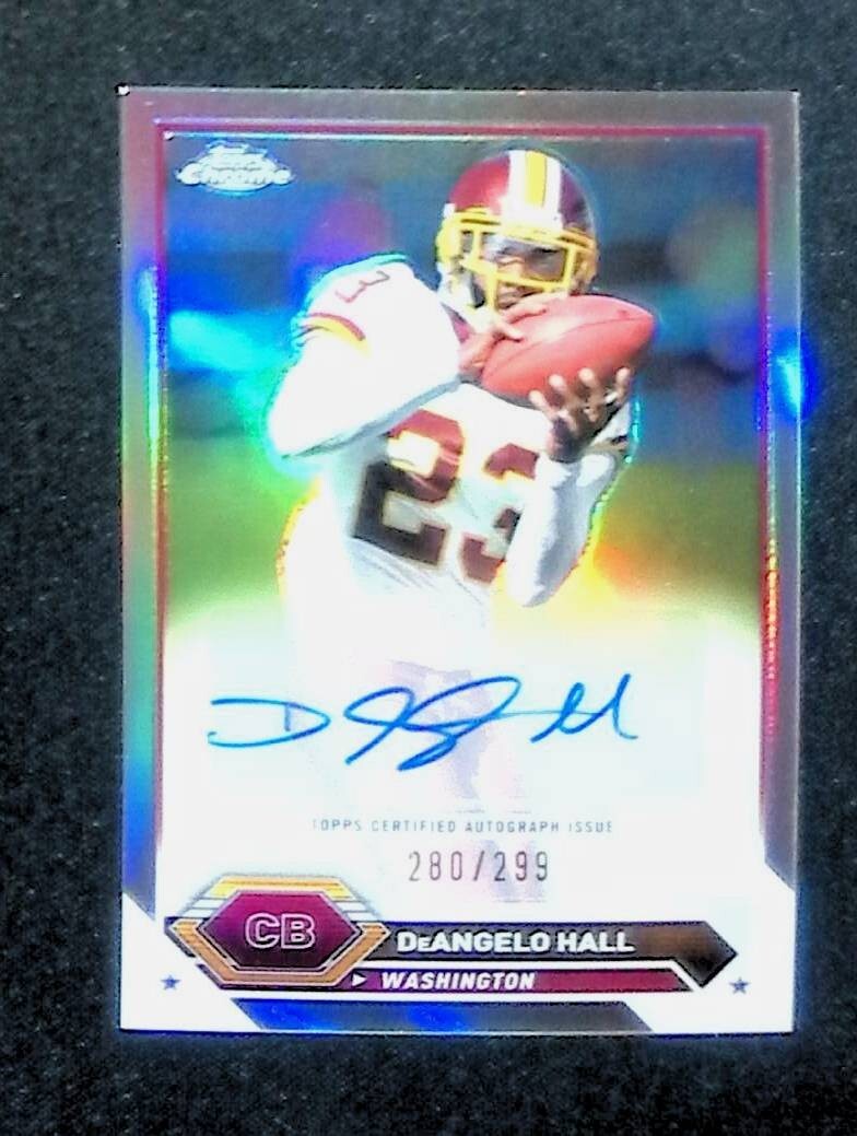 2023 Topps Composite DeANGELO HALL Chrome Refractor auto 280/299