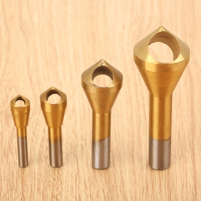 Stainless Steel Countersink Deburring Drill Bits Chamfering Power Tool Cutter