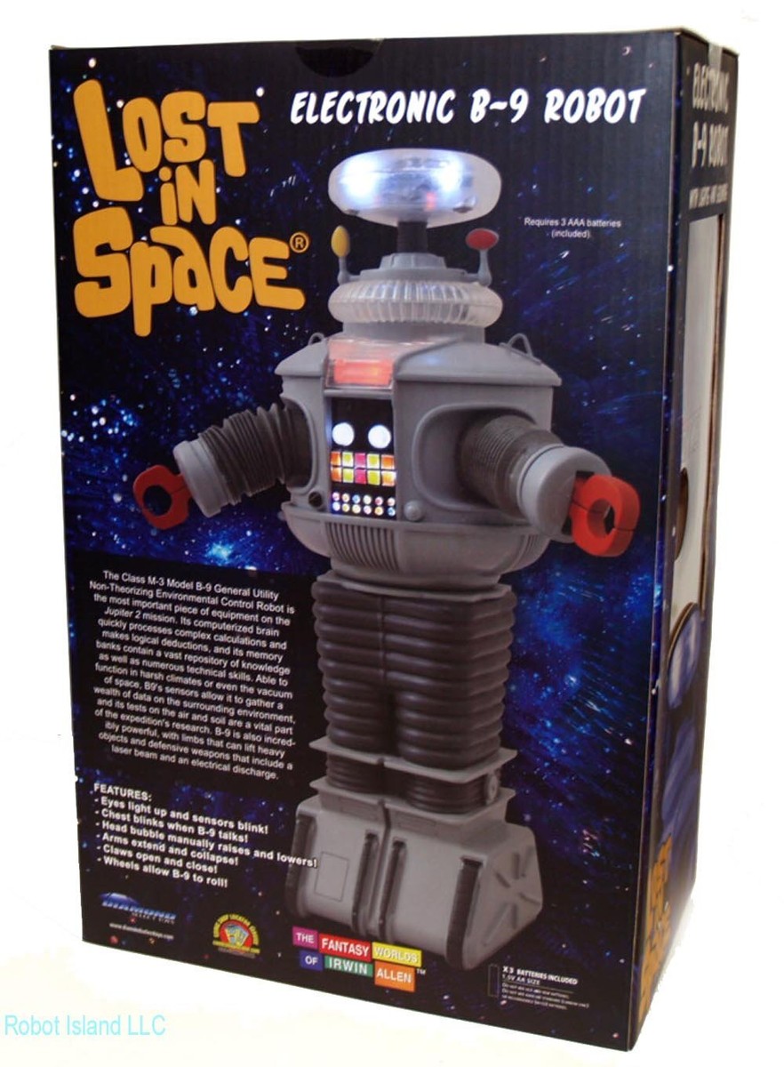 Lost in Space: Electronic Lights & Sounds B9 Robot Figure Lost in Space: Electronic Lights & Sounds B9 Robot Figure