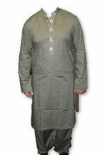 F20 Pakistani Indian Men Fine Design Kurta Shalwar