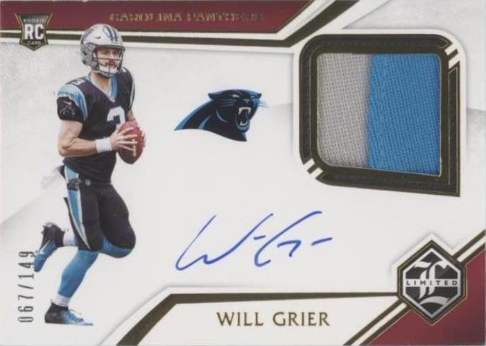 2019 Panini Limited Will Grier #105 - 1 of 2