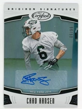 2017 Panini Certified Chad Hansen Rookie Auto Autograph ##GS-CH #/99 Jets