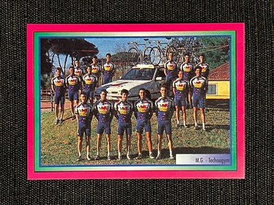AUFKLEBER 78' GIRO D'ITALIA MERLIN TEAM M G TECHNOGYM # 167 NO PANINI