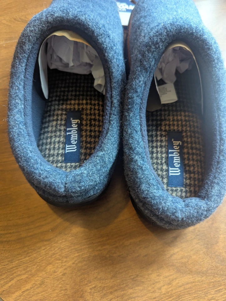 Zapatillas para hombre Wembley XL grises interiores/exteriores nuevas con etiquetas $38 Foto 2 de 4