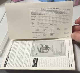 Sega Saturn Cyberia With Reg Card Case Manual Game Interplay SEGA Tested