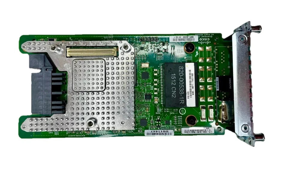 CISCO NIM-1MFT-T1/E1 1-Port Multi-flex Trunk Module Clear-channel Card T1/E1 NIM - Image 2 of 3