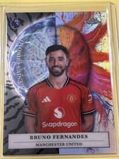 2025-26 Topps Chrome Premier League Bruno Fernandes Genius Chrome SSP 🔥