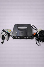 Nintendo 64 N64 Console Bundle + OEM Controller & Cables – Tested Working