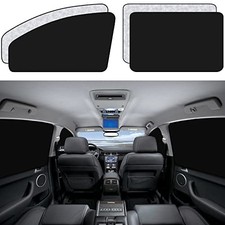 Car Window Sun Shades Covers - 4 Pcs Magnetic Privacy Side Front Back-4