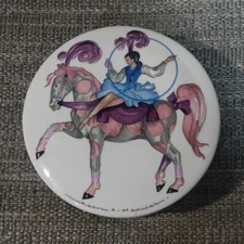 Villeroy and Boch Le Cirque Candy Box Trinket Horse Stars Circus Horse w/lid
