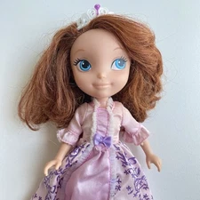 2012 Disney Sofia The First 11” Princess Sofia rare dendritic pattern pink dress