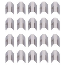 20 Pcs Car Rain Eyebrow Clip Wind Rain Deflector Metal Fitting Clips6972
