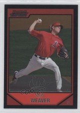 2007 Bowman Chrome Jered Weaver #4 0a1