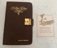 Vtg A Line A Day Wards Diary 5 year Diary Ephemera 1920s w/key Partial Used