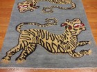 Turkish Oushak Rug(Tree Of Life) Tiger Handmade Bohemian Rug 4x5.6 Ft — photo 4