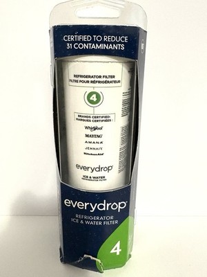 Everydrop by Whirlpool Ice and Water Refrigerator Filter 4 EDR4RXD1 Single-Pack