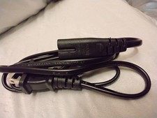 12.5v Black Power Cord. New. Opened.