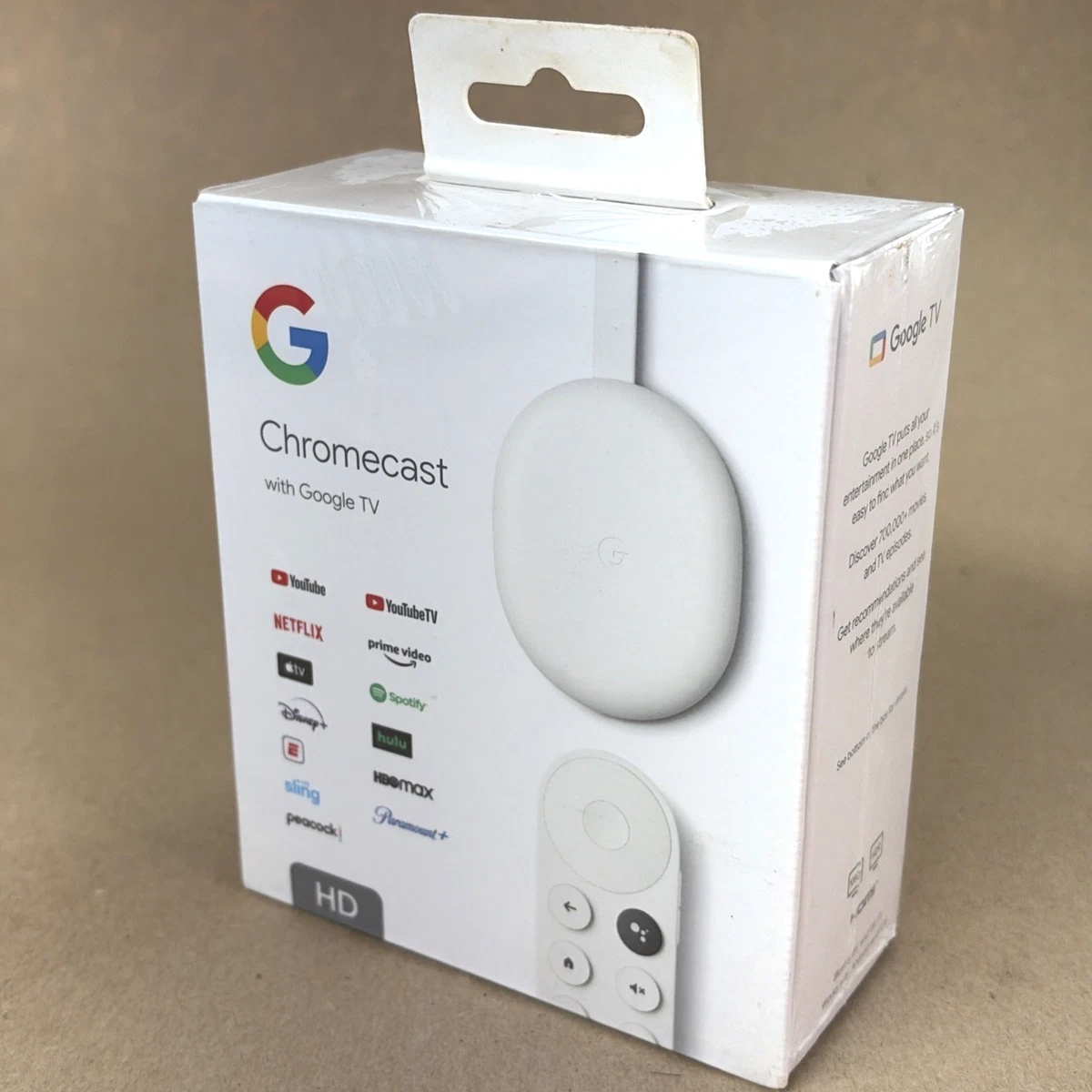 Google Chromecast with Google TV White 2160p Google Assistant