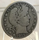 1915-S Barber Half Dollar, Good+