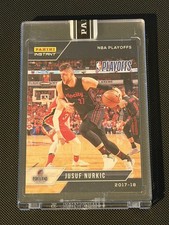 2017-18 Panini Instant Jusuf Nurkic BLACK 1/1 NBA Playoffs 