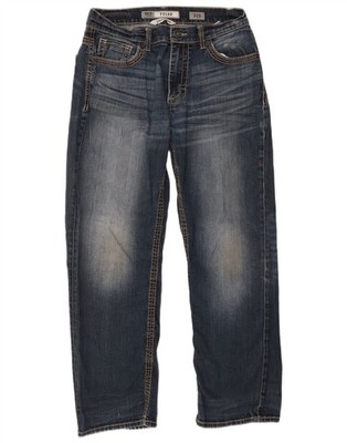 BKE Herren Tyler Straight Jeans W32 L28 dunkelblau Baumwolle BF21